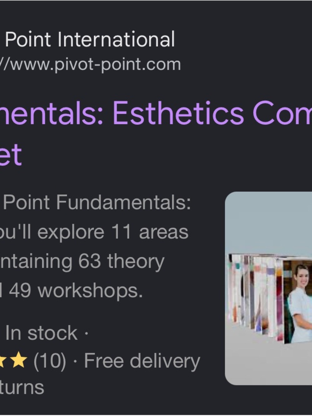 Pivot Point Esthetics Textbook Set - White Cover - Picture 3 of 3